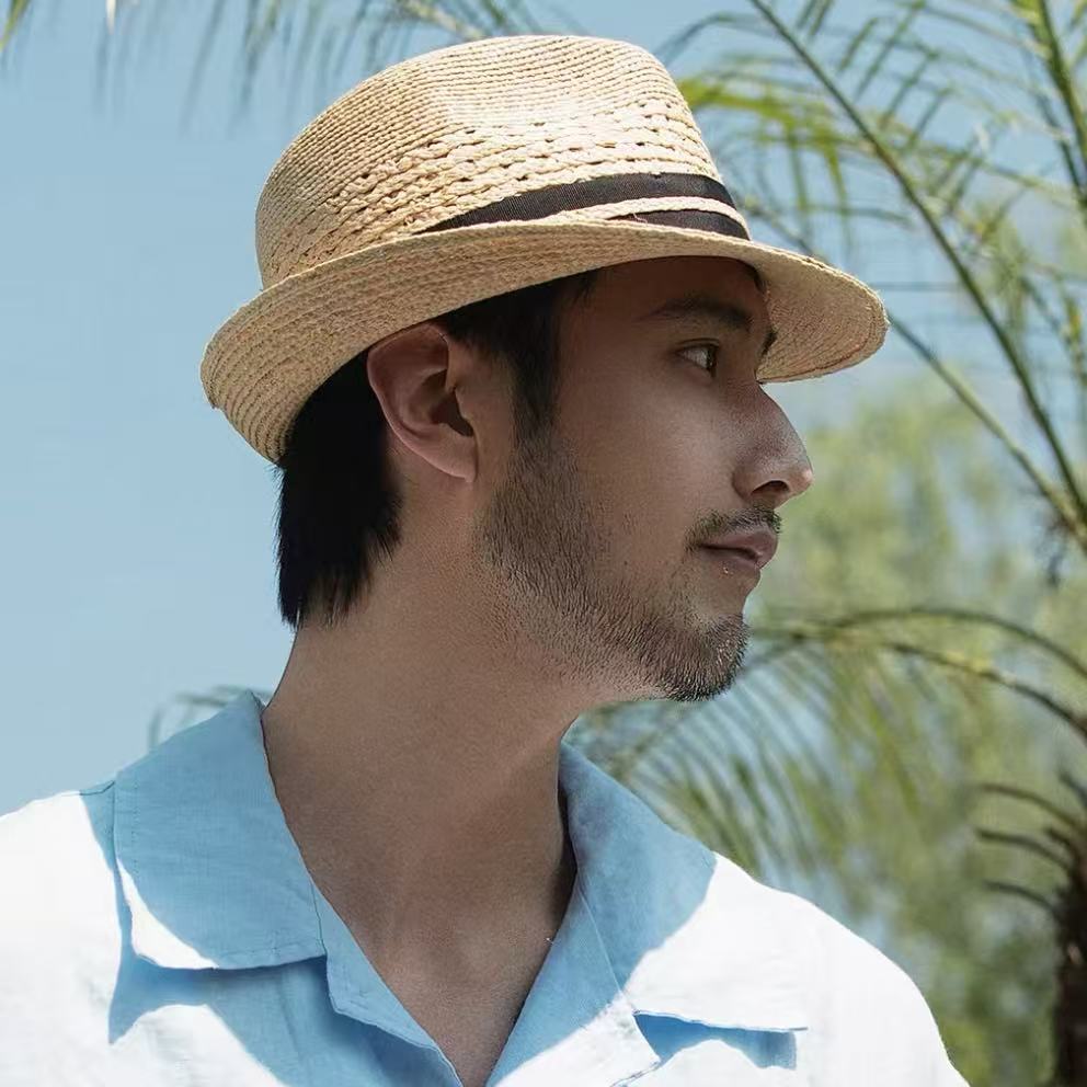 Vintage Straw Panama Hat