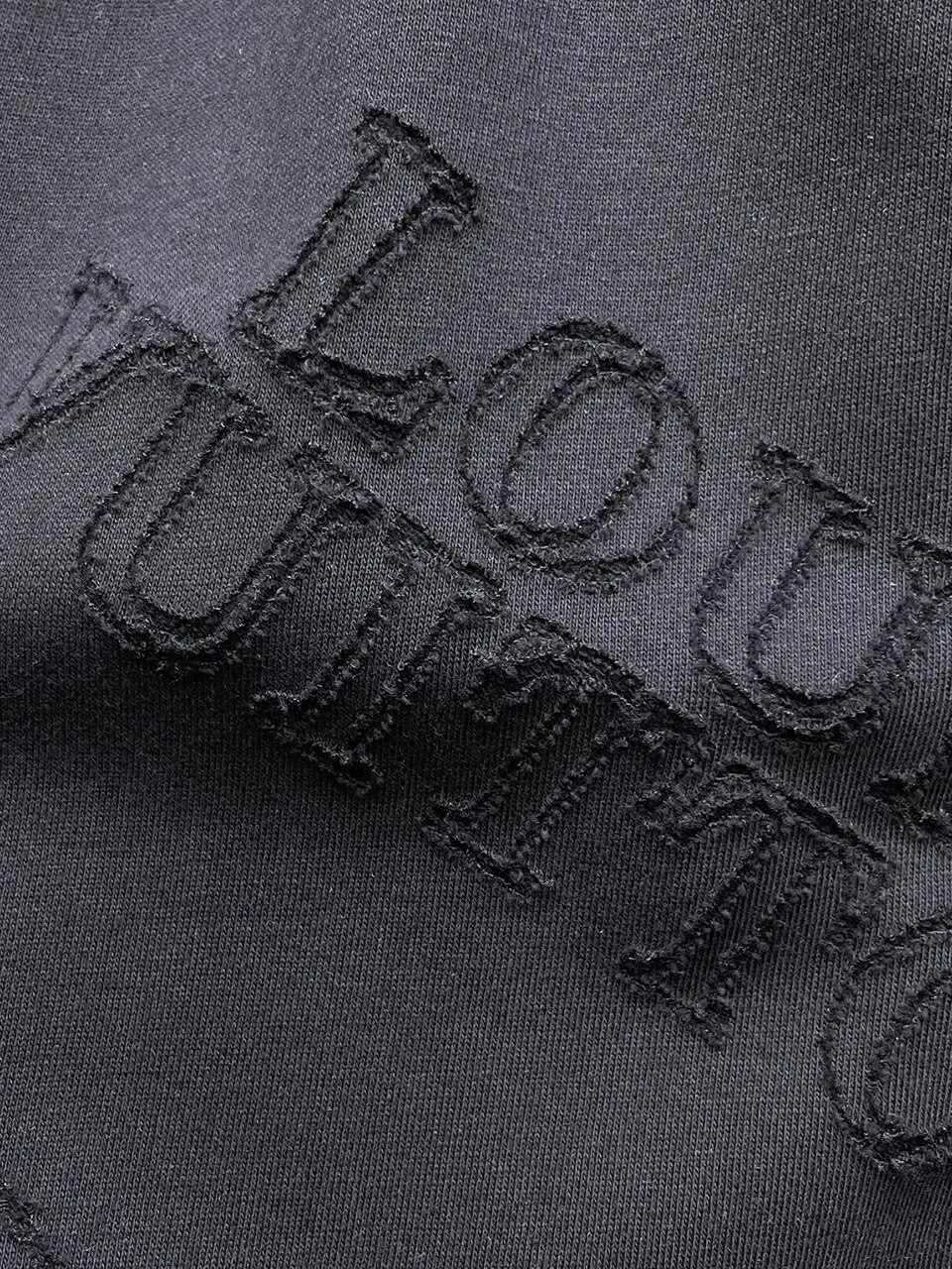 Embossed Pattern Drawstring Sweat Shorts