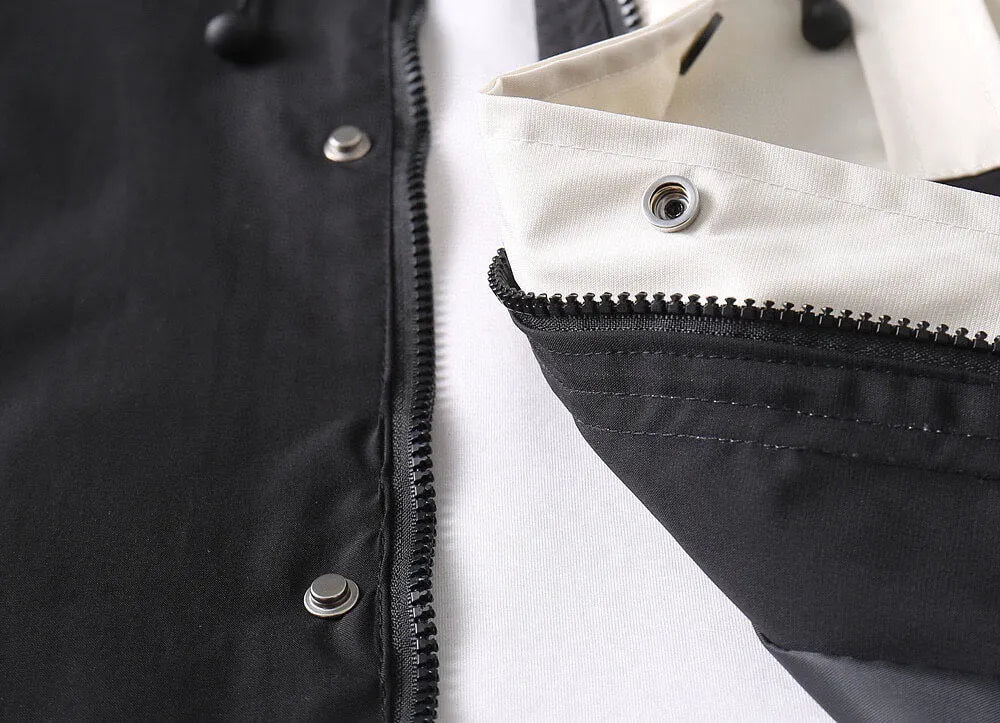 Contrast Pocket Hooded Jacket