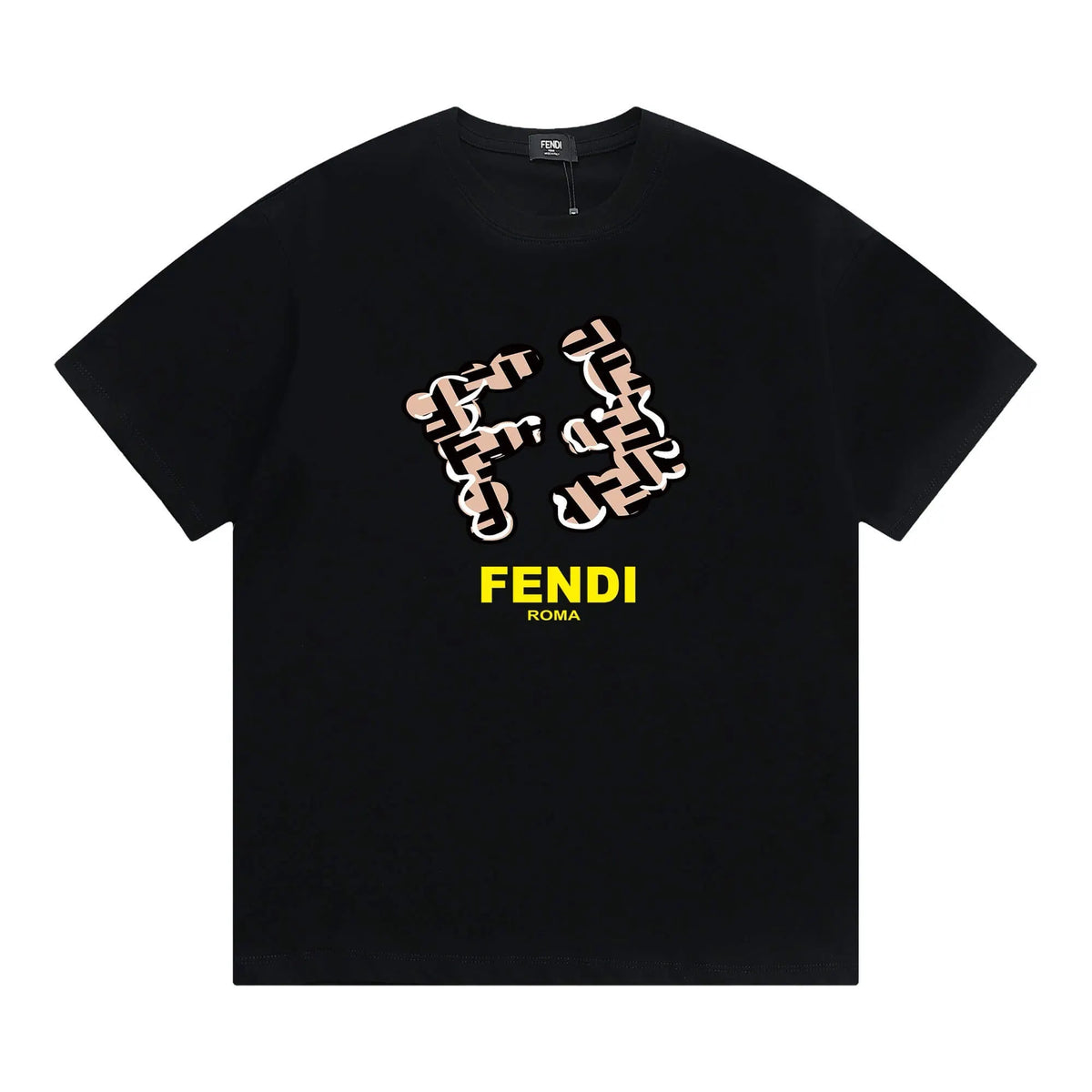 Creative Double F Print T-Shirt