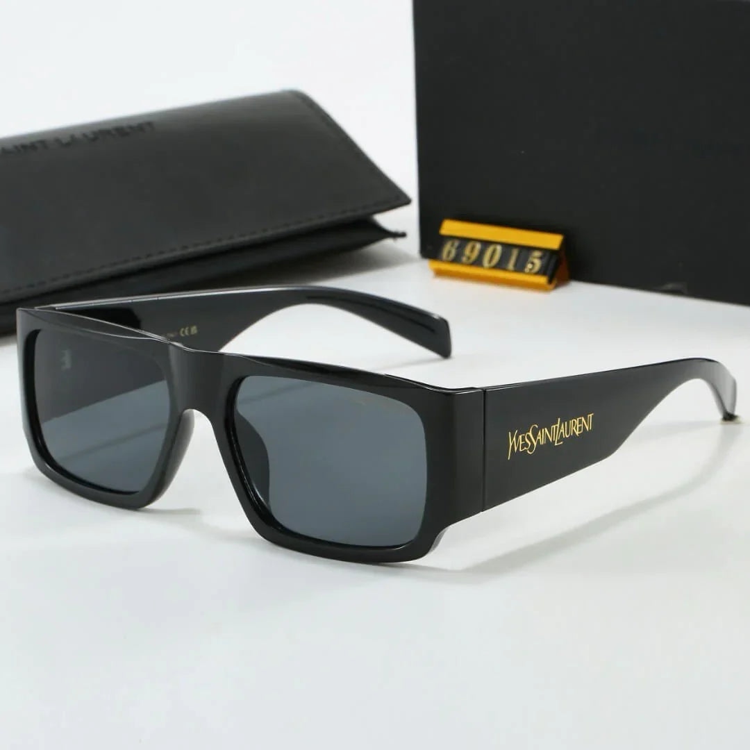 Gold Side Letter Sunglasses