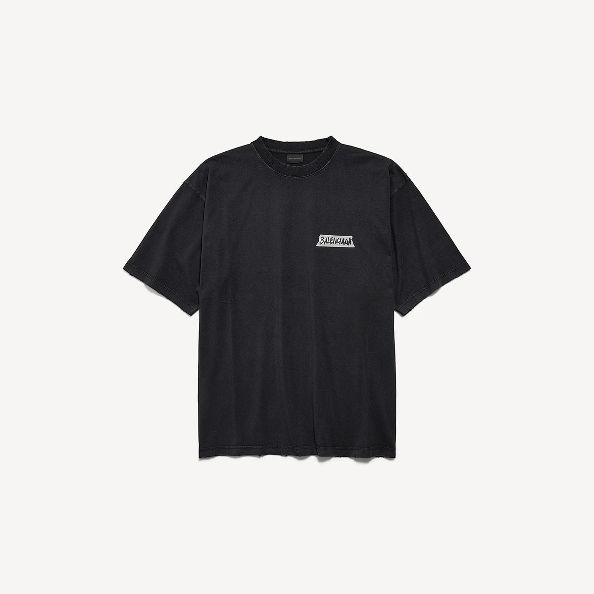 Tape Print T‑Shirt