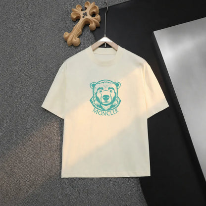 Bear Head Print T‑shirt