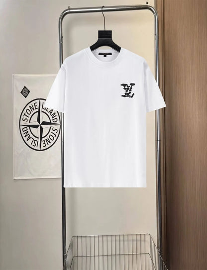Cloud Letter Print T-Shirt