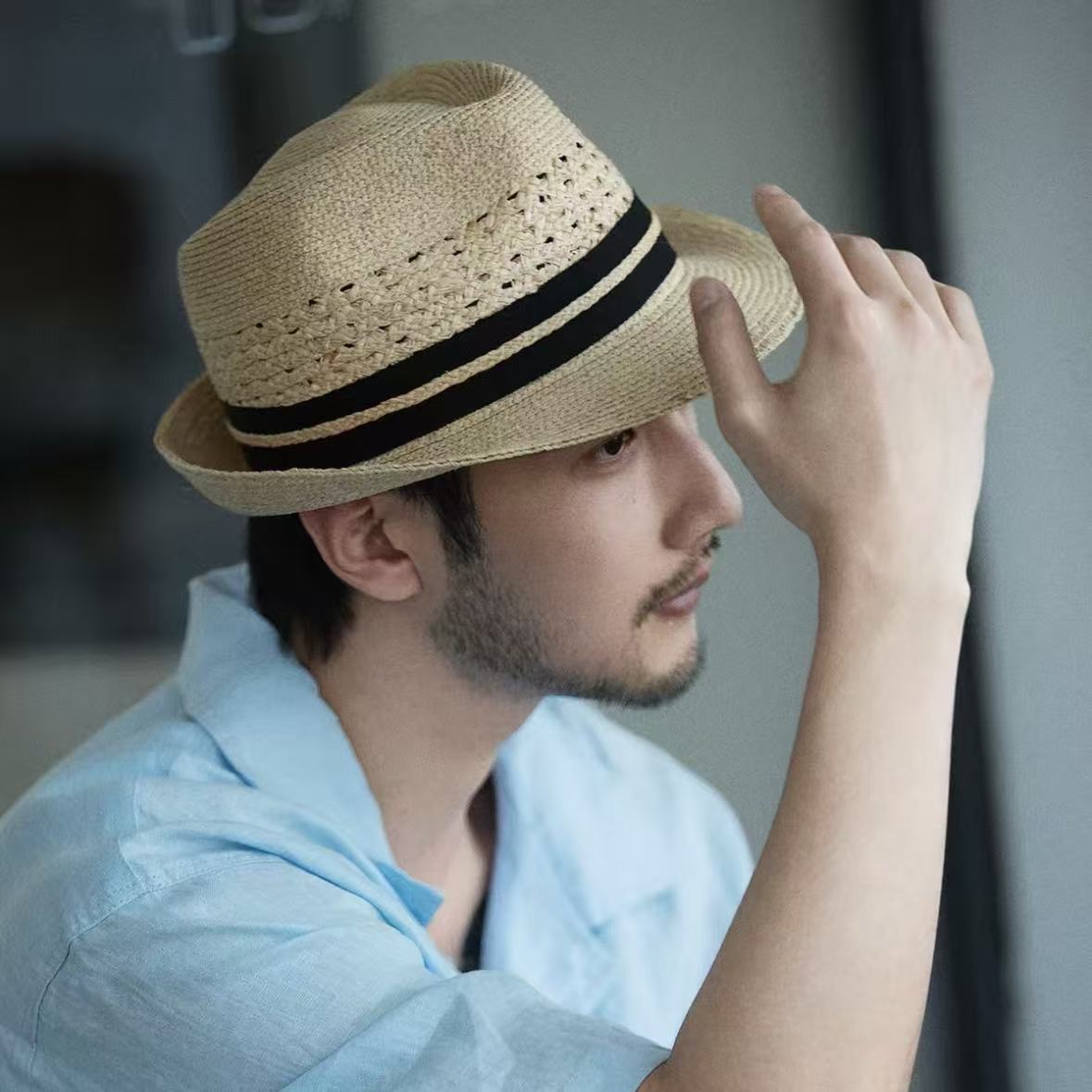 Vintage Straw Panama Hat