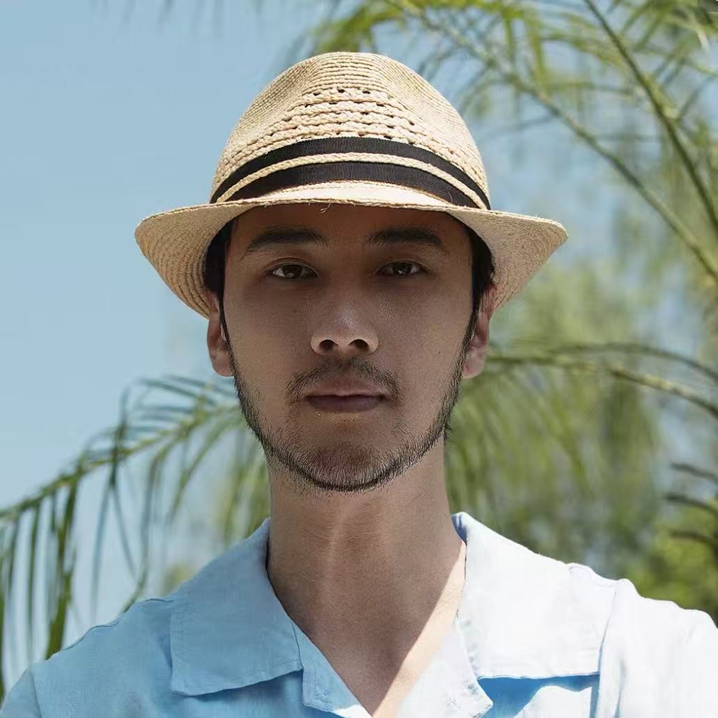 Vintage Straw Panama Hat