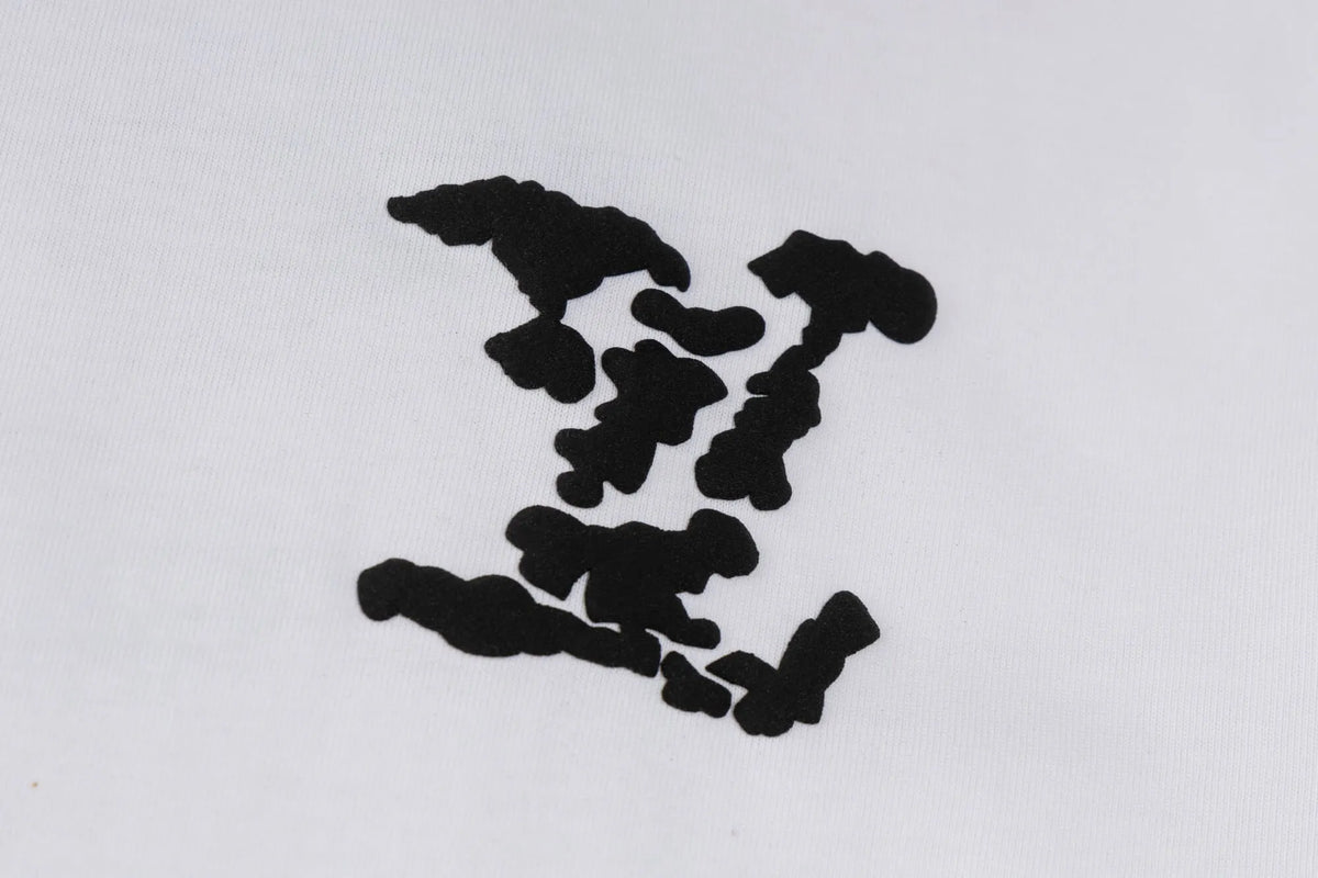 Cloud Letter Print T-Shirt
