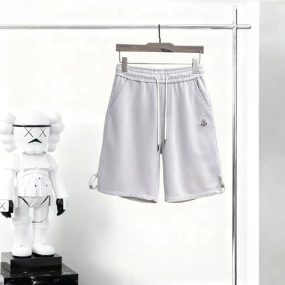 Drawstring Toggle‑Hem Sweat Shorts