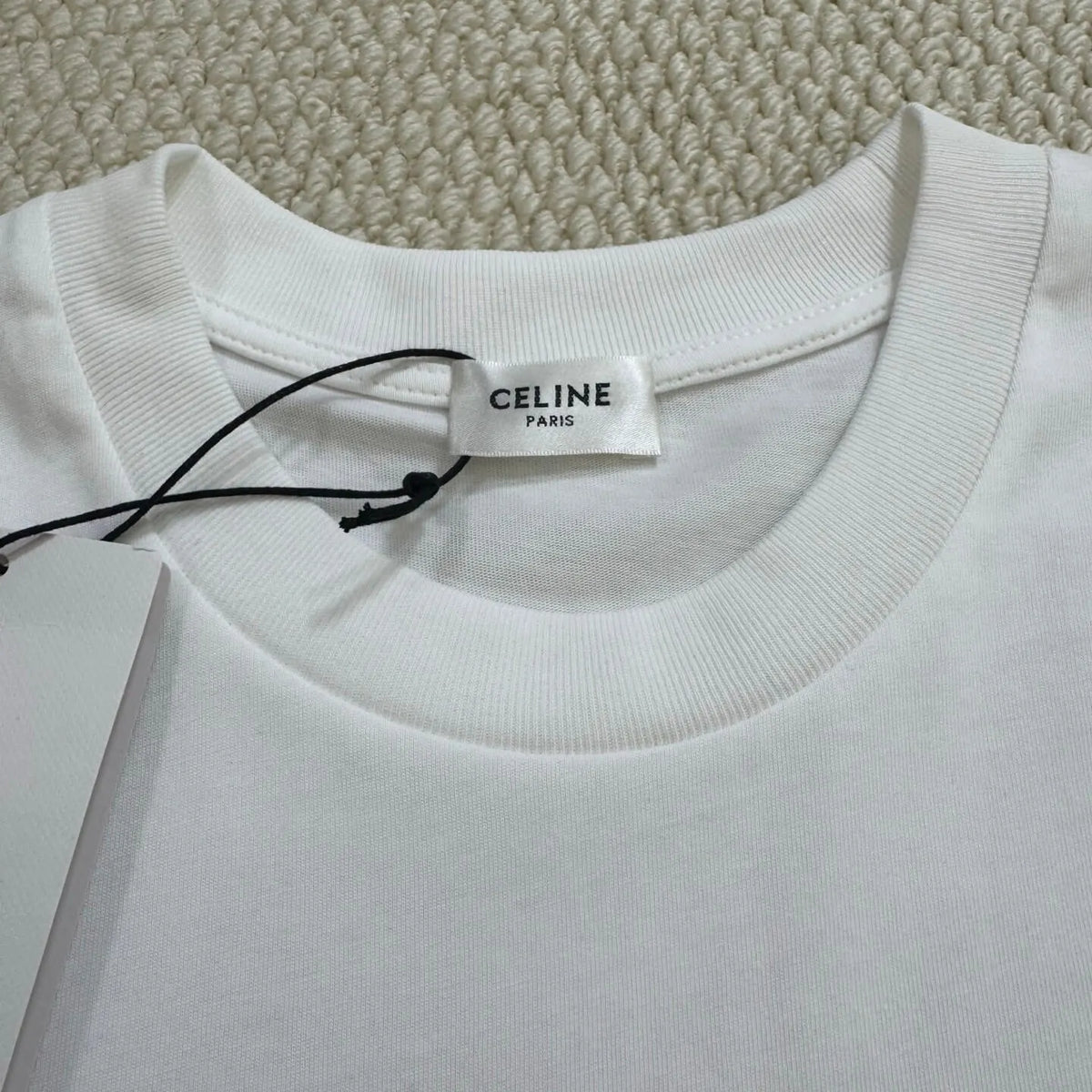 Vintage Letter Triomphe Print T‑Shirt