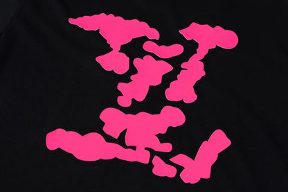 Cloud Letter Print T-Shirt