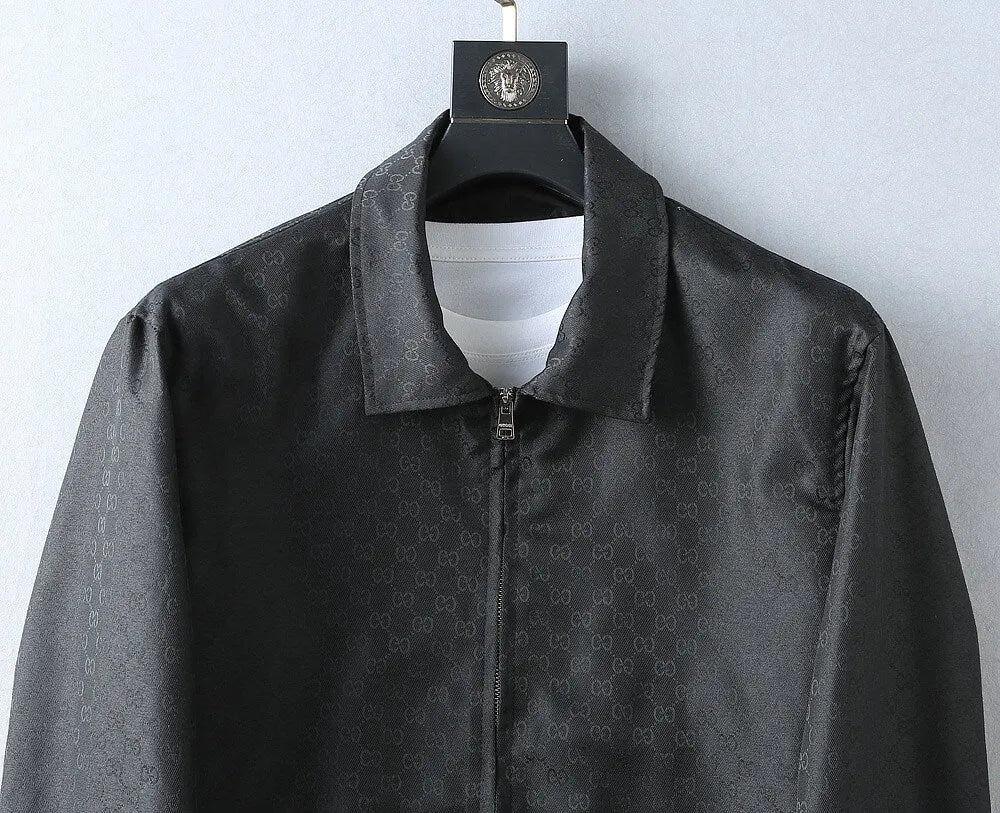 Jacquard Pattern Casual Jacket
