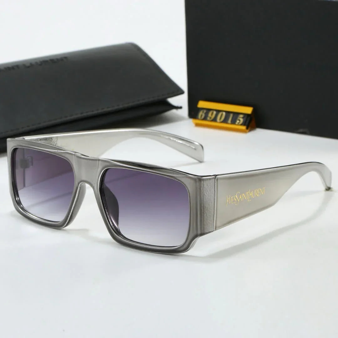 Gold Side Letter Sunglasses
