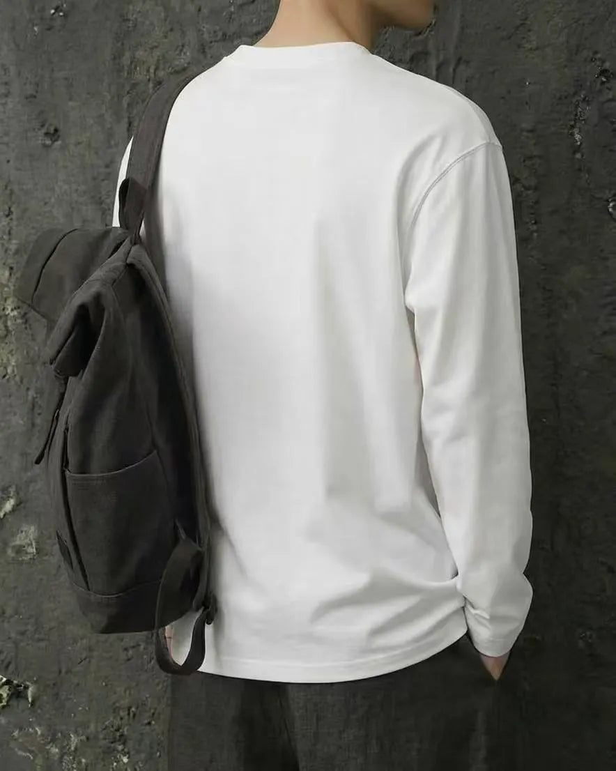 Durable Heavyweight Pure Cotton Oversized Crewneck Sweatshirt