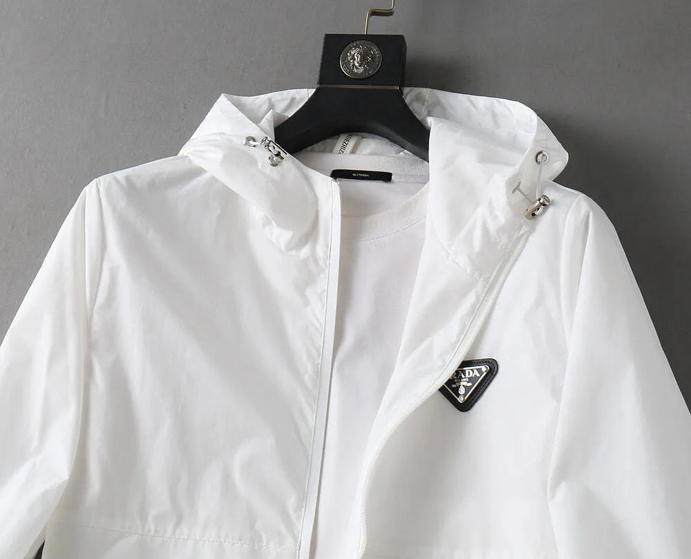 Triangle Lightweight Casual Hooded Jacket