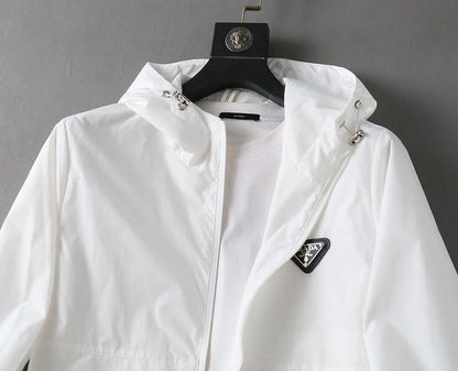 Triangle Lightweight Casual Hooded Jacket