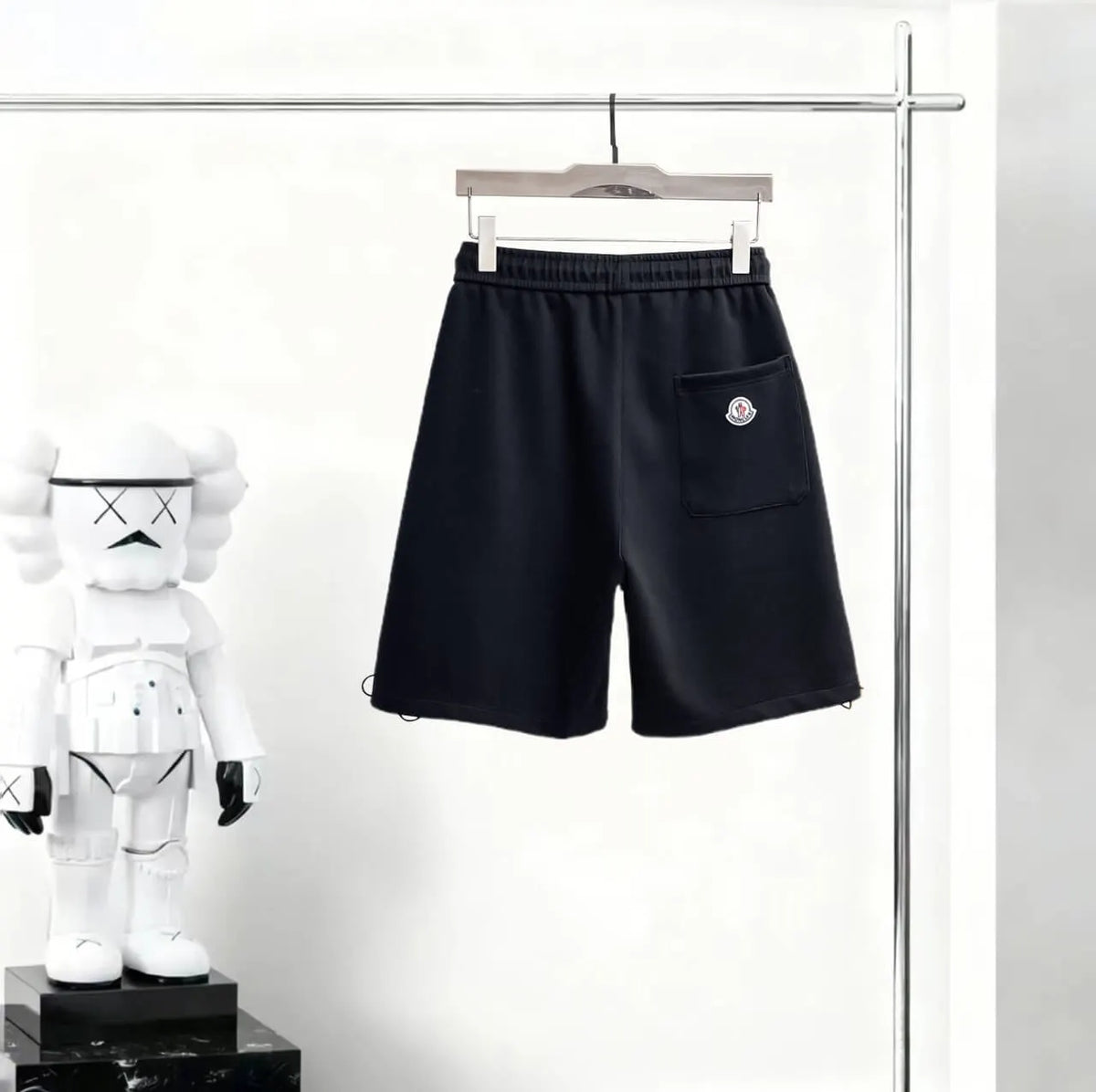 Drawstring Toggle‑Hem Sweat Shorts