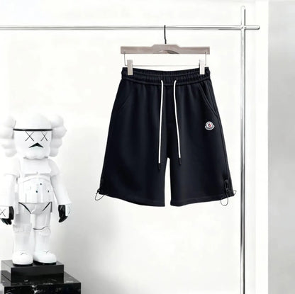 Drawstring Toggle‑Hem Sweat Shorts