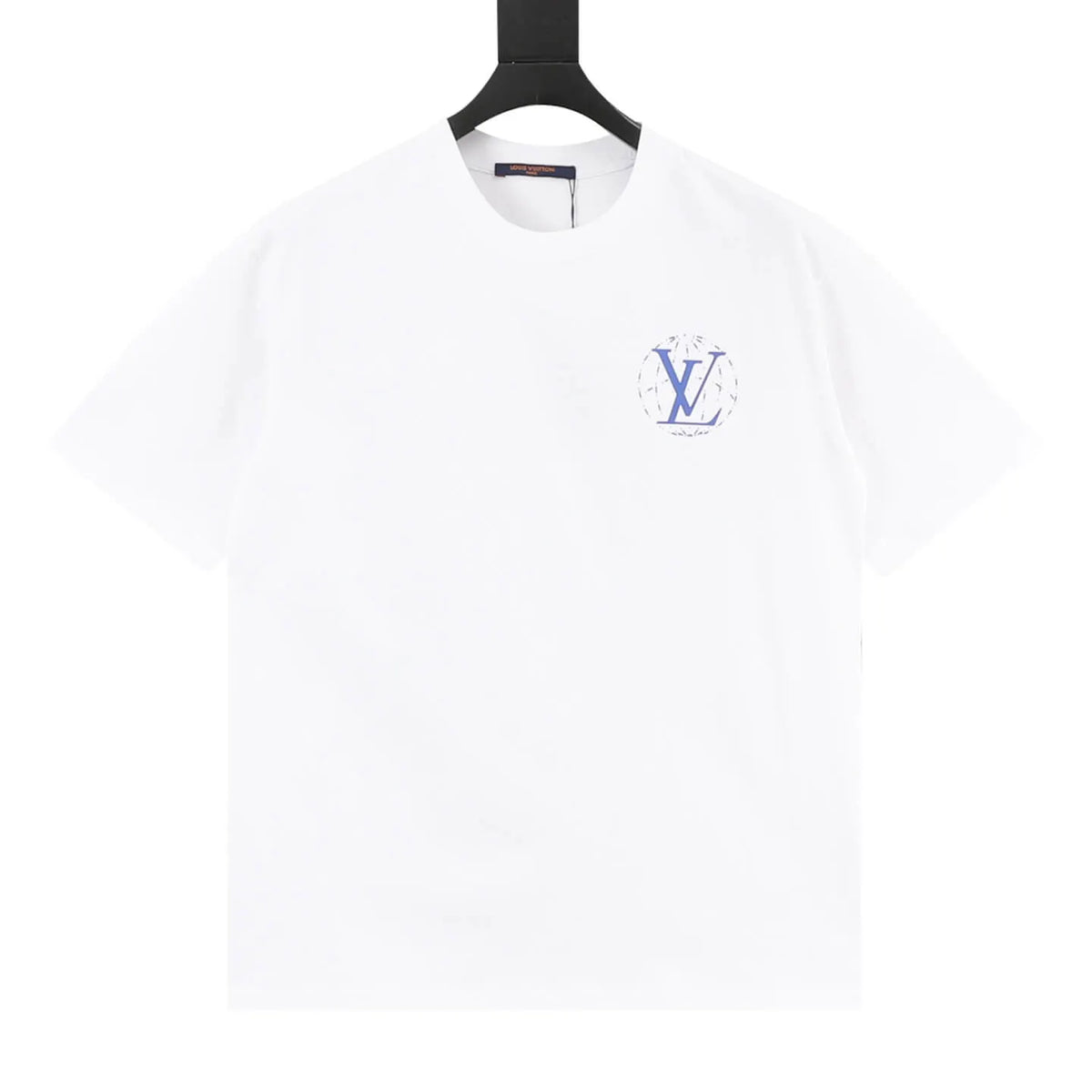 French Slogan Globe Back Print T-Shirt