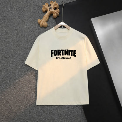 Multi‑Language Text Crew Neck T‑Shirt