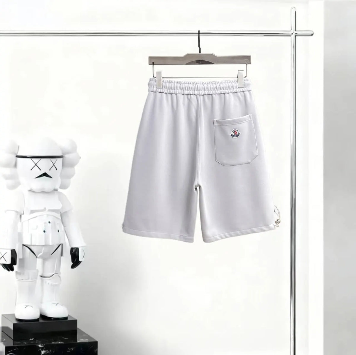 Drawstring Toggle‑Hem Sweat Shorts