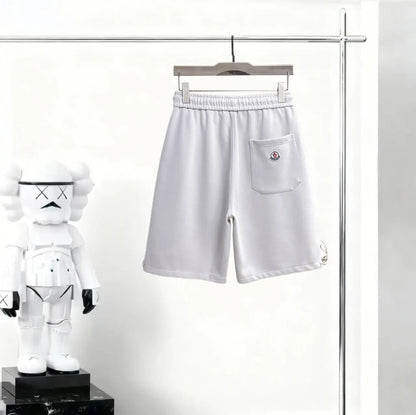 Drawstring Toggle‑Hem Sweat Shorts
