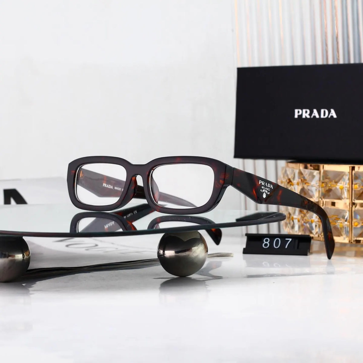 Vintage Acetate Small Frame Sunglasses