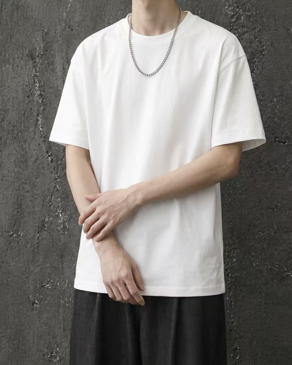 TEXTURED HENLEY TOP - WHITE