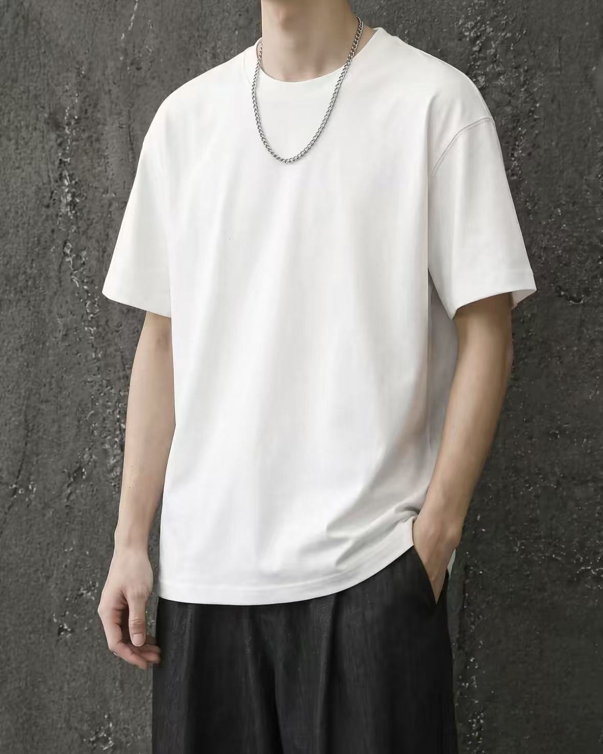 TEXTURED HENLEY TOP - WHITE